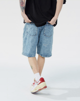 OFFSEAL Denim Star Shorts