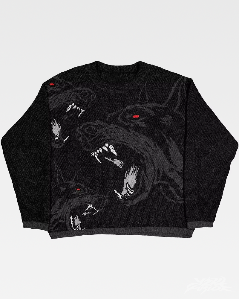 OFFSEAL Doberman Knit Sweater
