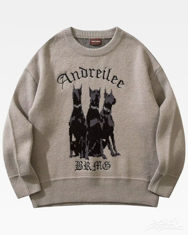 OFFSEAL Doberman Sweater
