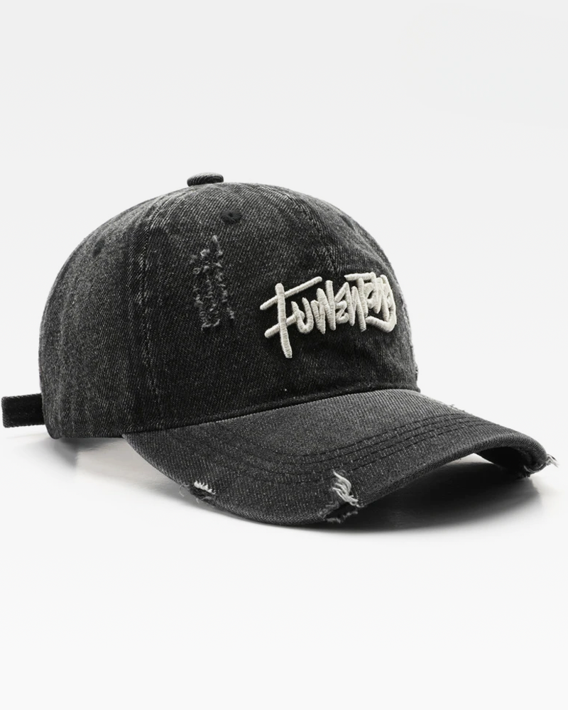 OFFSEAL Embroidered Denim Cap