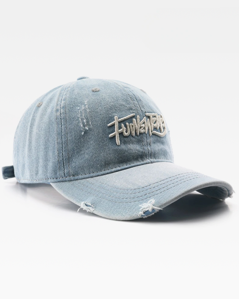OFFSEAL Embroidered Denim Cap