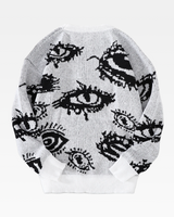 OFFSEAL Eye Pattern Sweater