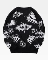 OFFSEAL Eye Pattern Sweater