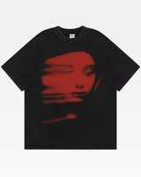 OFFSEAL Y2K Face Graphic T-Shirt