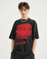 OFFSEAL Y2K Face Graphic T-Shirt