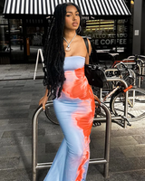 OFFSEAL Floral Print Maxi Dress