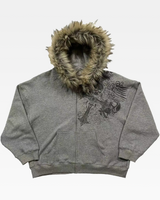 OFFSEAL Fur Hood Hoodie