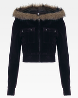 OFFSEAL Y2K Fur Hood Jacket