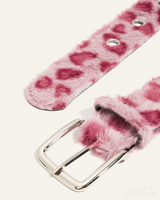 OFFSEAL Fur Leopard Belt