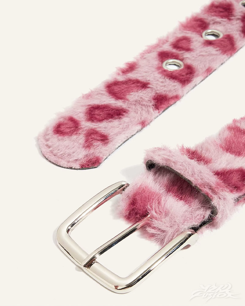 OFFSEAL Fur Leopard Belt