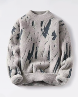 OFFSEAL Fuzzy Sweater