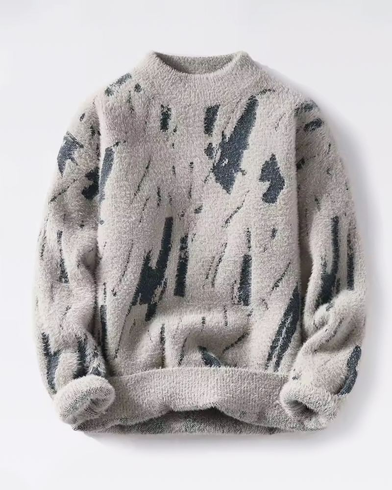 OFFSEAL Fuzzy Sweater