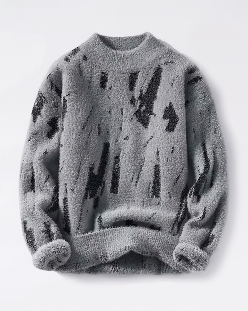 OFFSEAL Fuzzy Sweater