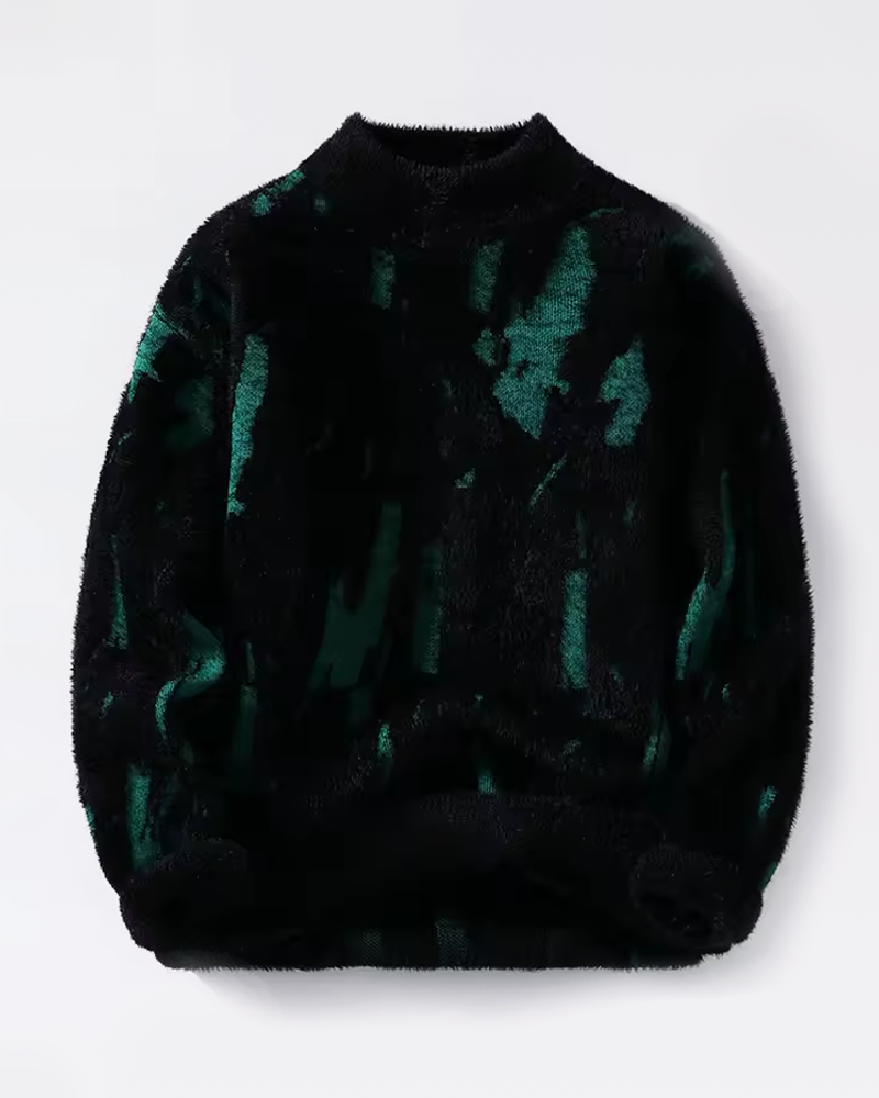 OFFSEAL Fuzzy Sweater