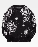 OFFSEAL Y2K Galaxy Knit Sweater