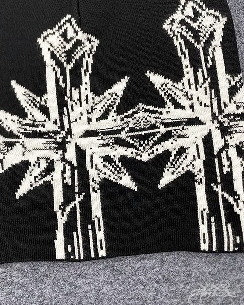 OFFSEAL Gothic Cross Beanie