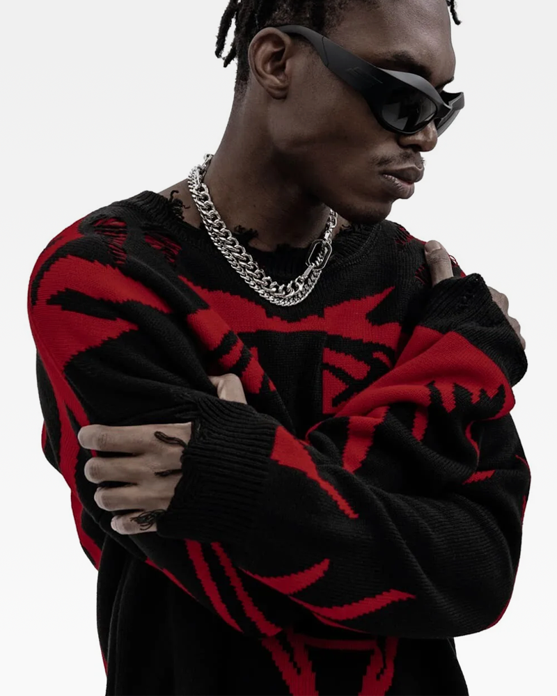 OFFSEAL Gothic Sweater 2