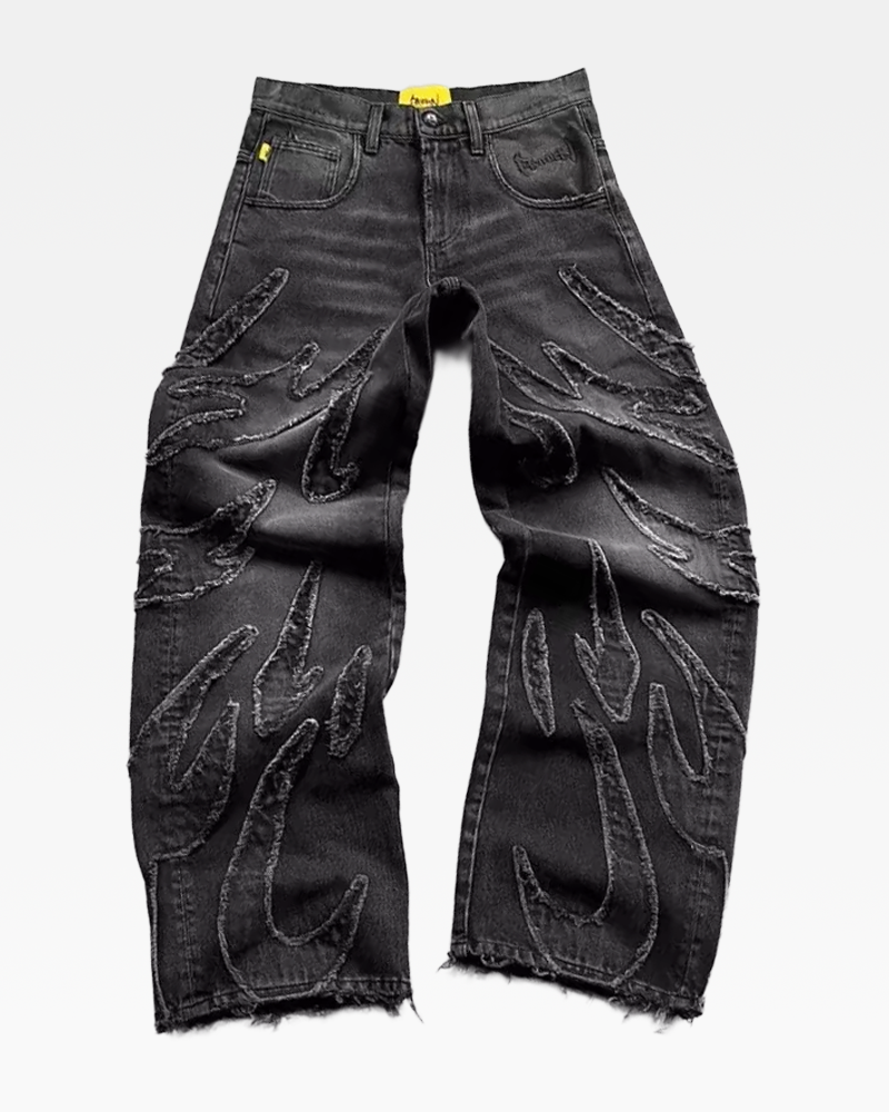 OFFSEAL Grunge Baggy Jeans 2