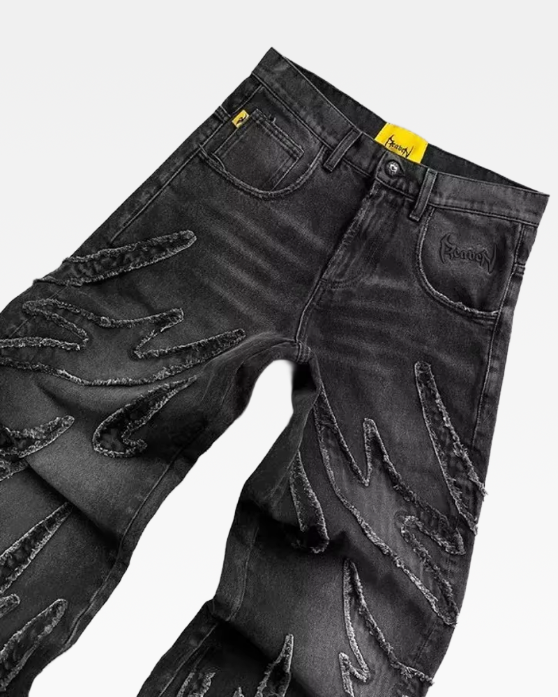 OFFSEAL Grunge Baggy Jeans 2