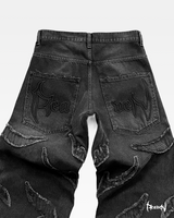 OFFSEAL Grunge Baggy Jeans 2