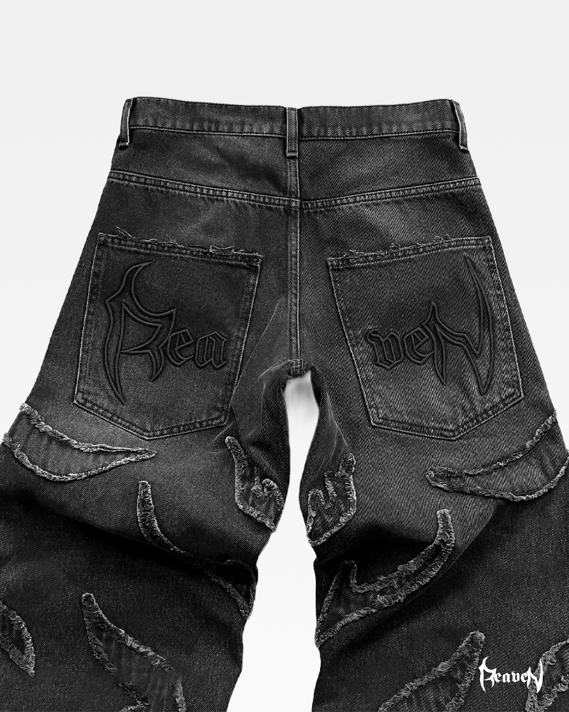 OFFSEAL Grunge Baggy Jeans 2