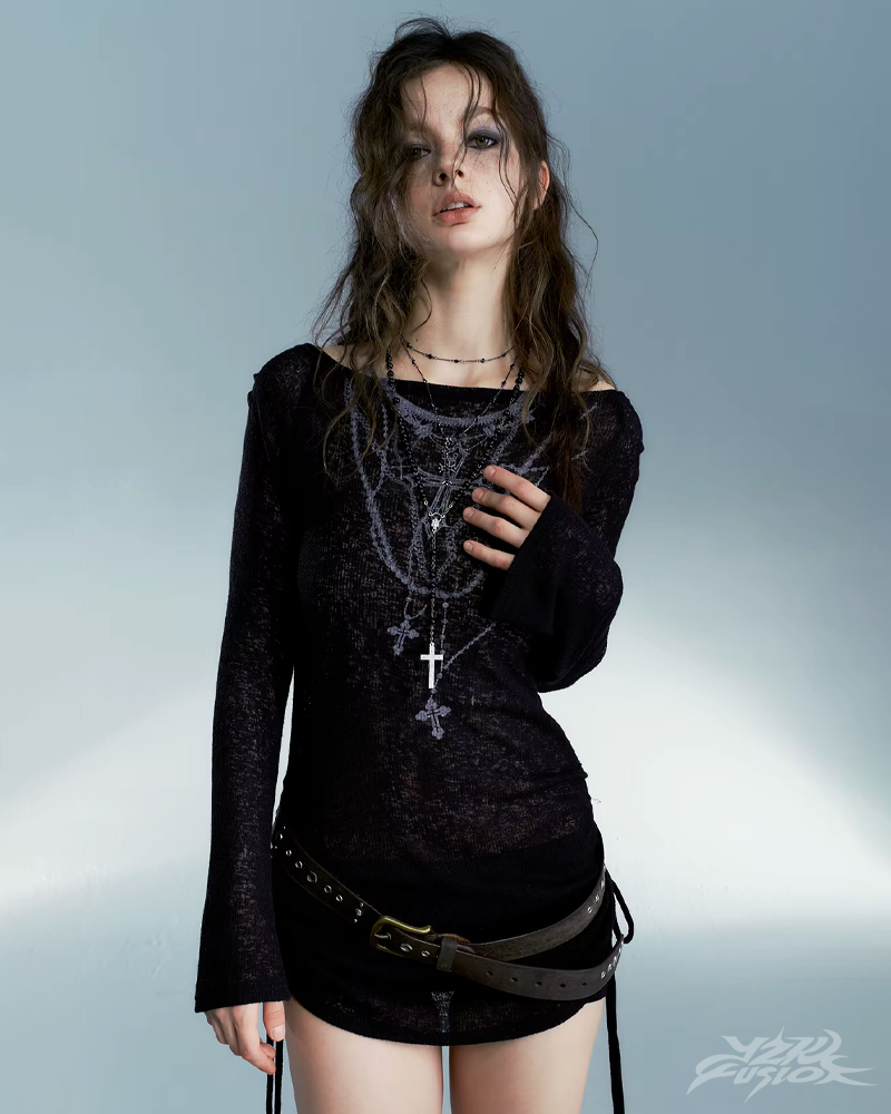 OFFSEAL Grunge Long-Sleeve