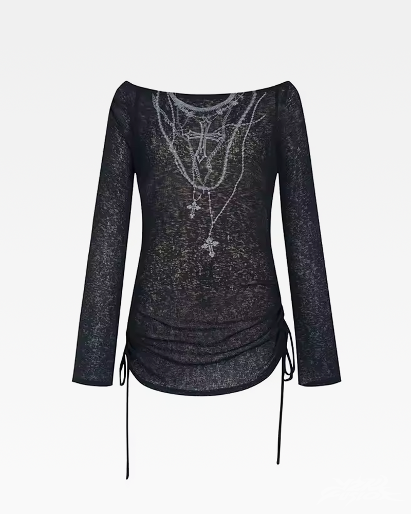 OFFSEAL Grunge Long-Sleeve