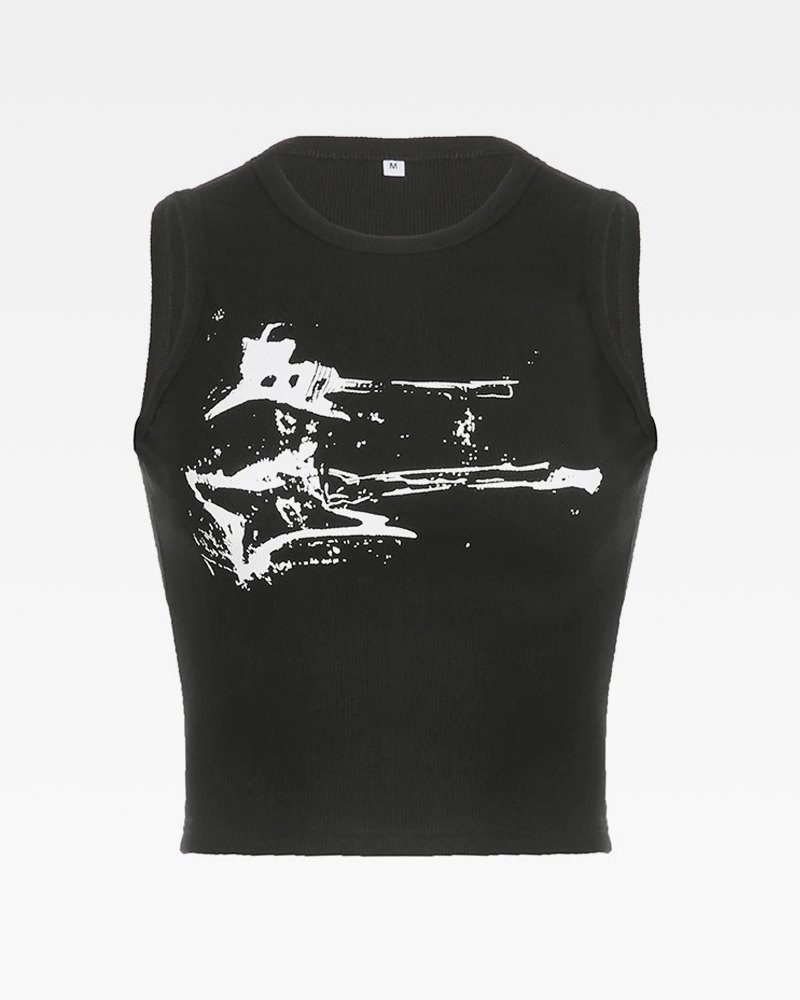 OFFSEAL Y2K Grunge Tank Top