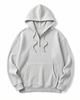 Quarter-Zip Waffle Hoodie — Heavyweight