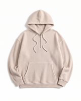 Quarter-Zip Waffle Hoodie — Heavyweight