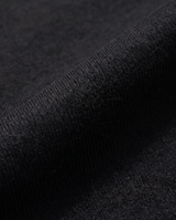 Oversized Cotton Terry Crewneck — Black