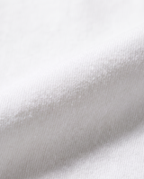 Oversized Cotton Terry Crewneck — White
