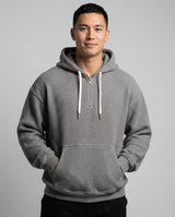 Hoodie Quart-Zip Gaufré — Épais