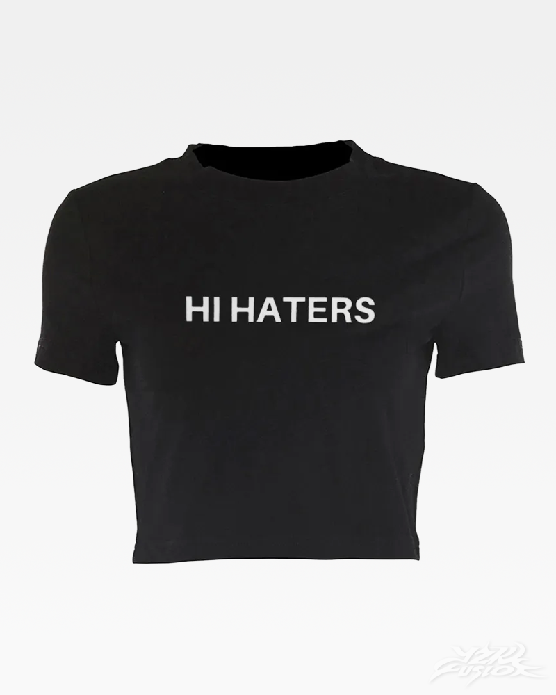 OFFSEAL Hi Haters Bye Haters Crop Top