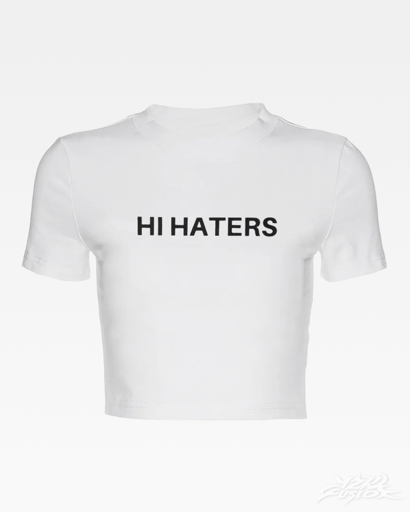 OFFSEAL Hi Haters Bye Haters Crop Top