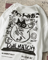 OFFSEAL Y2K Japanese Cat T-Shirt