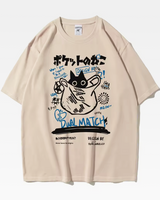 OFFSEAL Y2K Japanese Cat T-Shirt