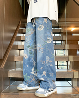 OFFSEAL Y2K Jeans Floral Print