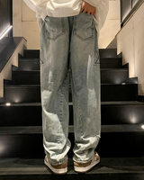 OFFSEAL Star Patchwork Jeans