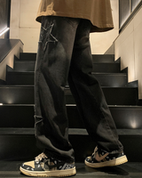 OFFSEAL Star Patchwork Jeans