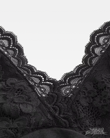 OFFSEAL Lace Ruched Halter Top