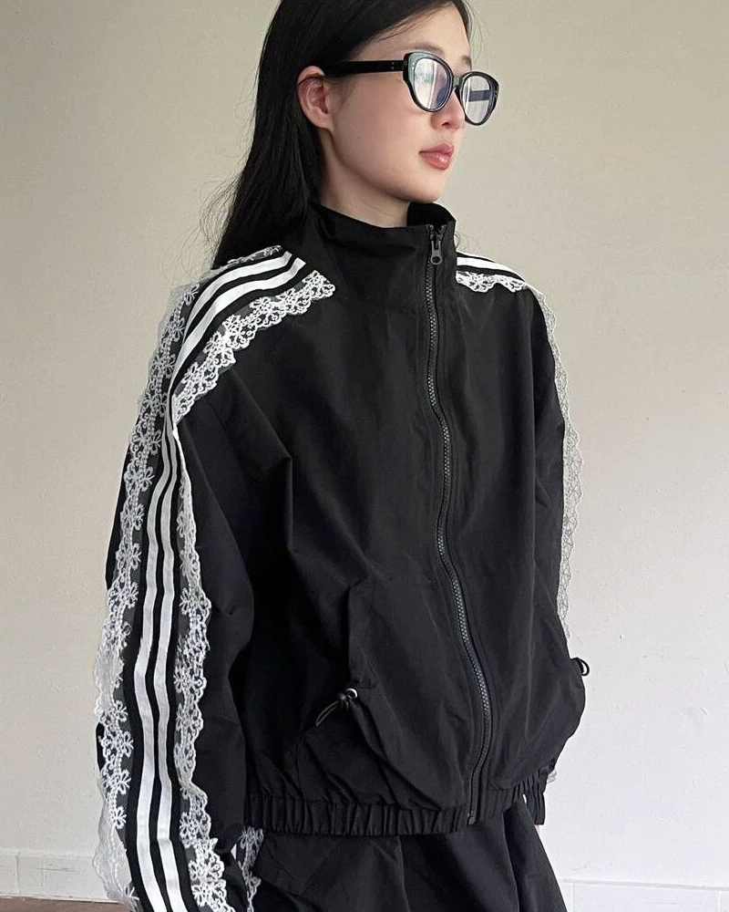 OFFSEAL Lace Track Jacket