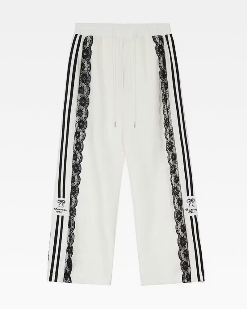 OFFSEAL Lace Track Pants