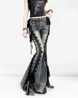 OFFSEAL Y2K Lace Up Flare Jeans