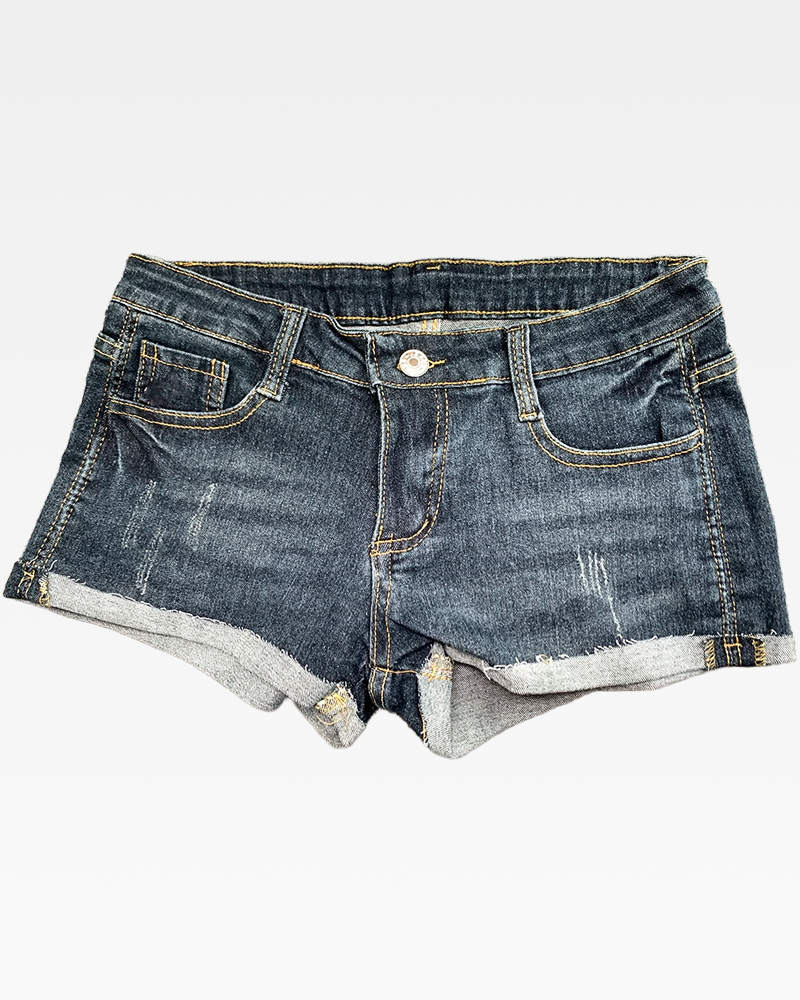 OFFSEAL Y2K Low-Rise Denim Shorts 2