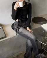 OFFSEAL Y2K Low-Rise Flare Jeans