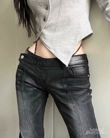 OFFSEAL Y2K Low-Rise Flare Jeans