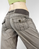 OFFSEAL Low-Rise Flare Pants