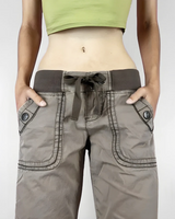 OFFSEAL Low-Rise Flare Pants