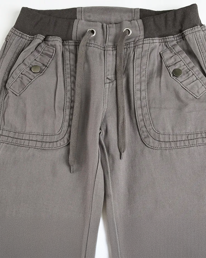 OFFSEAL Low-Rise Flare Pants